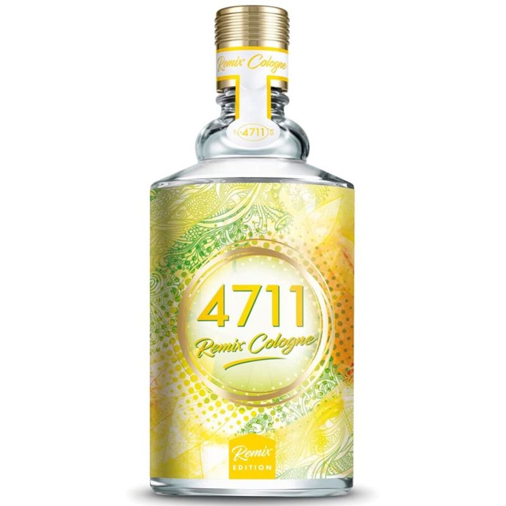 4711 Remix Cologne Lemon Eau de Cologne EDC Spray for Unisex 3.4 oz/100 ml - New